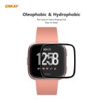 5 PC για Fitbit Versa 3 / Fitbit Sense ENKAY καπέλο-Prince 3D Full Screen Soft PC Edge + PMMA HD οθόνη προστατευτικό ταινία - Image 2