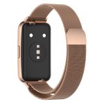 For Huawei Band 7 Milan Magnetic Watch Band(Rose Gold) - Image 5
