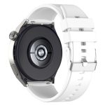 Για Huawei Watch GT3 42mm 20mm - Για Huawei Watch GT2 42mm / Watch 2 20mm - Για Honor Magic Watch 2 42mm 20mm Προεξέχουσα κεφαλή λουράκι σιλικόνης 20mm Ασημένια πόρπη (WHITE) - Image 6