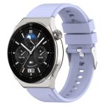 Για Huawei Watch GT3 42mm 20mm - Για Huawei Watch GT2 42mm / Watch 2 20mm - Για Honor Magic Watch 2 42mm 20mm Προεξέχουσα κεφαλή λουράκι σιλικόνης 20mm Ασημένια πόρπη (PURPLE) - Image 4