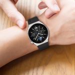 Για Huawei Watch GT3 42mm 20mm - Για Huawei Watch GT2 42mm / Watch 2 20mm - Για Honor Magic Watch 2 42mm 20mm Προεξέχουσα κεφαλή λουράκι σιλικόνης 20mm Ασημένια πόρπη (WHITE) - Image 3