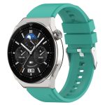 Για Huawei Watch GT3 42mm 20mm - Για Huawei Watch GT2 42mm / Watch 2 20mm - Για Honor Magic Watch 2 42mm 20mm Προεξέχουσα κεφαλή λουράκι σιλικόνης 20mm Ασημένια πόρπη (TEAL GREEN) - Image 3