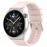 Για Huawei Watch GT3 42mm 20mm - Για Huawei Watch GT2 42mm / Watch 2 20mm - Για Honor Magic Watch 2 42mm 20mm Προεξέχουσα κεφαλή λουράκι σιλικόνης 20mm Ασημένια πόρπη (PINK) - Image 4