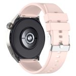 Για Huawei Watch GT3 42mm 20mm - Για Huawei Watch GT2 42mm / Watch 2 20mm - Για Honor Magic Watch 2 42mm 20mm Προεξέχουσα κεφαλή λουράκι σιλικόνης 20mm Ασημένια πόρπη (PINK)