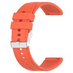 Για Huawei Watch GT3 42mm 20mm - Για Huawei Watch GT2 42mm / Watch 2 20mm - Για Honor Magic Watch 2 42mm 20mm Προεξέχουσα κεφαλή λουράκι σιλικόνης 20mm Ασημένια πόρπη (ORANGE) - Image 6
