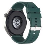 Για Huawei Watch GT3 42mm 20mm - Για Huawei Watch GT2 42mm / Watch 2 20mm - Για Honor Magic Watch 2 42mm 20mm Προεξέχουσα κεφαλή λουράκι σιλικόνης 20mm Ασημένια πόρπη (DARK GREEN) - Image 5