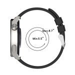 Για Huawei Watch GT3 42mm 20mm - Για Huawei Watch GT2 42mm / Watch 2 20mm - Για Honor Magic Watch 2 42mm 20mm Προεξέχουσα κεφαλή λουράκι σιλικόνης 20mm Ασημένια πόρπη (NAVY BLUE) - Image 4