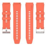 Για Honor Magic Watch 2 42mm 20mm προεξέχον κεφάλι λουράκι σιλικόνης ασημένια πόρπη (πορτοκαλί) - Image 3