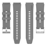 Για Honor Magic Watch 2 42mm 20mm προεξέχον κεφάλι λουράκι σιλικόνης ασημένια πόρπη (γκρι) - Image 2