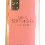 BACK COVER ΓΙΑ SAMSUNG S20+ TRANSPARENT/PINK