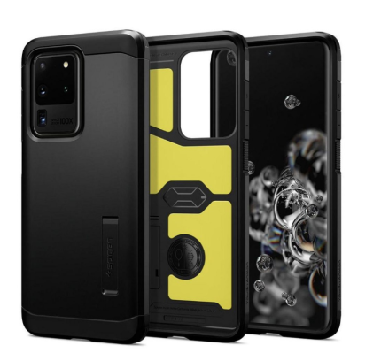 Spigen® Tough Armor™ Samsung Galaxy S20 Ultra Case – Black