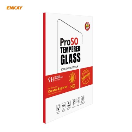 Για Lenovo Tab M10 Plus TB-X606F ENKAY καπέλο-πρίγκιπας 0.33mm 9H σκληρότητα επιφάνειας 2.5D αντιεκρηκτική μετριασμένη ταινία προστασίας γυαλιού