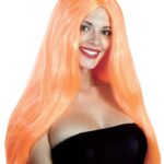 Πορτοκαλί Περούκα Sylvie 60εκ.