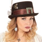 Καπέλο SteamPunk Τσόχινο