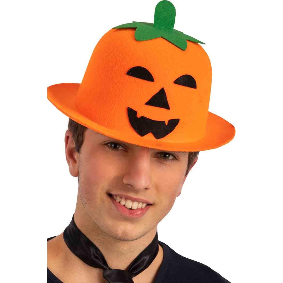 5354 Καπέλο Κολοκύθα Halloween Τσόχινο - Image 1