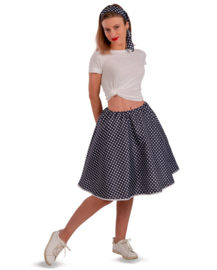 Σετ Μεταμφίεσης 50's Μαύρο
