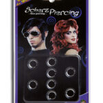 Σκουλαρίκια Piercing 8 Τεμαχίων