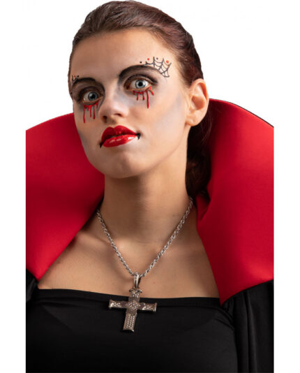 Αυτοκόλλητο Τατουάζ Προσώπου Vampire