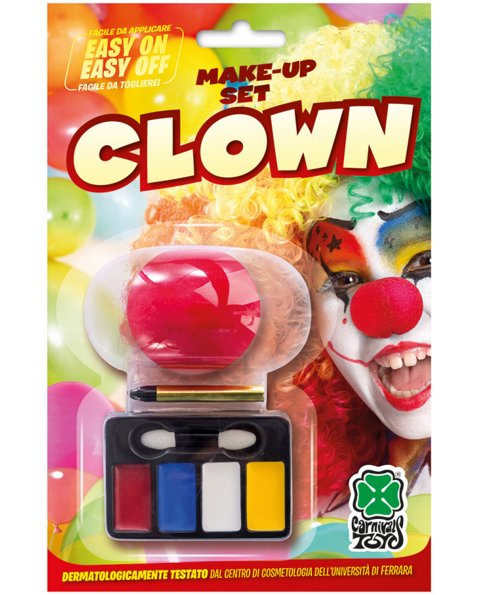 CA_09466_set_makigiaz_clown_me_miti Σετ Μακιγιάζ Κλόουν Με Μύτη - Image 1