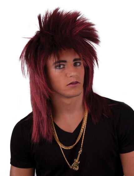 Περούκα Rock Punk Κόκκινη