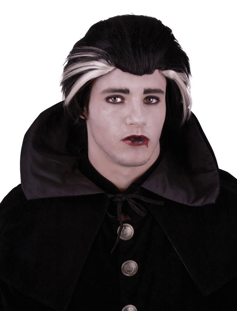 ES_57523_apokriatiki_perouka_vampire Περούκα Δράκουλα - Βαμπίρ - Image 1