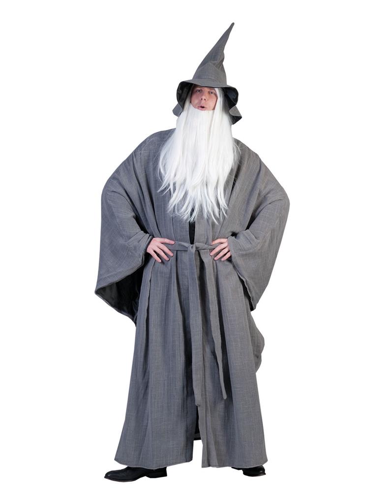 ES_604206_apokriatiki_stoli_magos_grey_onesize Στολή Μάγος One Size - Image 1
