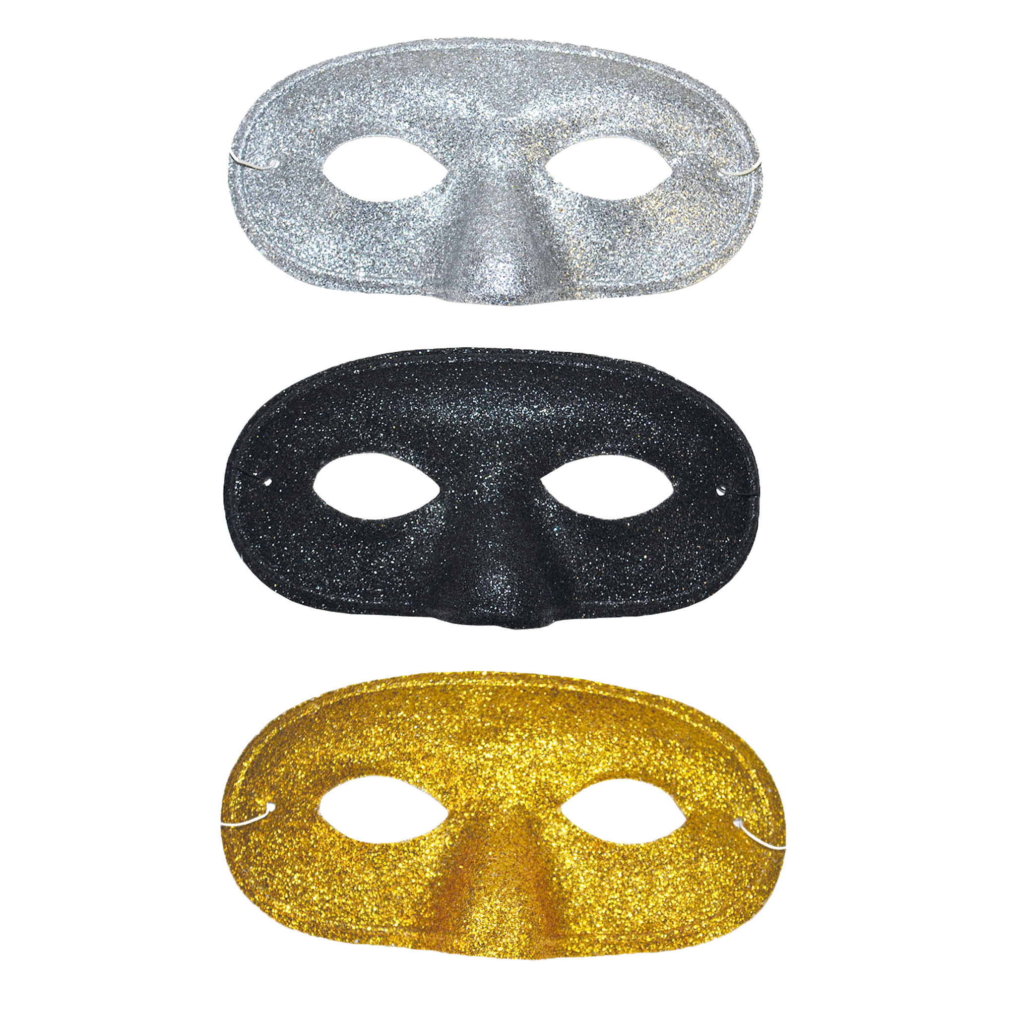 ES_61764_apokriatiki_maska_domino_me_glitter Μάσκα Ματιών Ντόμινο Με Glitter - Image 1