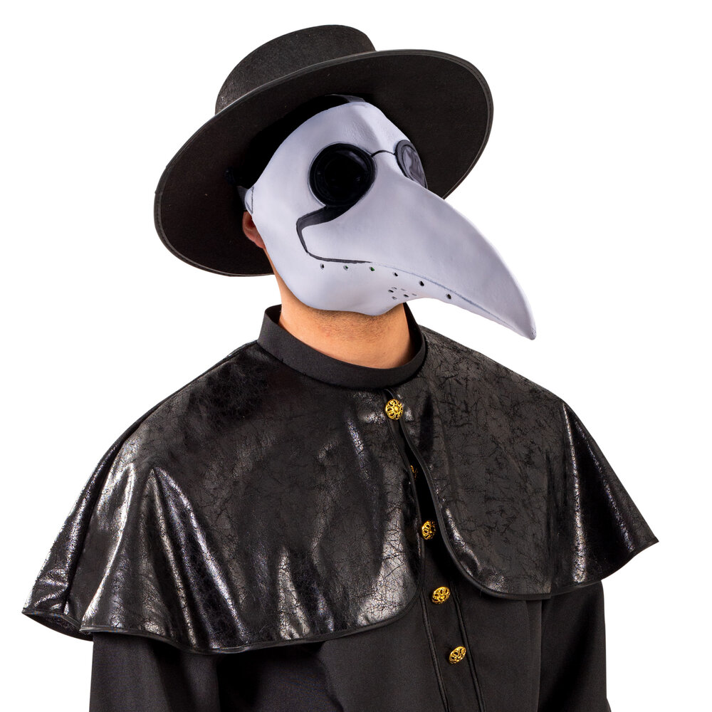 ES_94284_apokriatiki_maska_giatros_panouklas Μάσκα Latex Γιατρός Πανούκλας Plague Doctor - Image 1