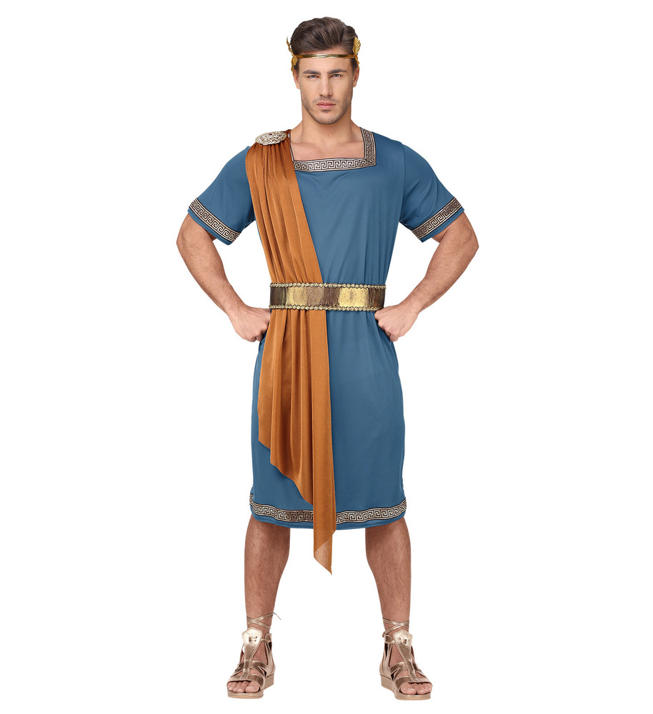 w_07933_apokriatiki_stoli_arxaios_ellinas_romaios Στολή Αρχαίος Έλληνας - Ρωμαίος Μπλε - Image 1