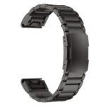 Για Garmin 22mm Three-beads Titanium Alloy Push Buckle Metal Quick Release Watch Band(Black)  - Image 2