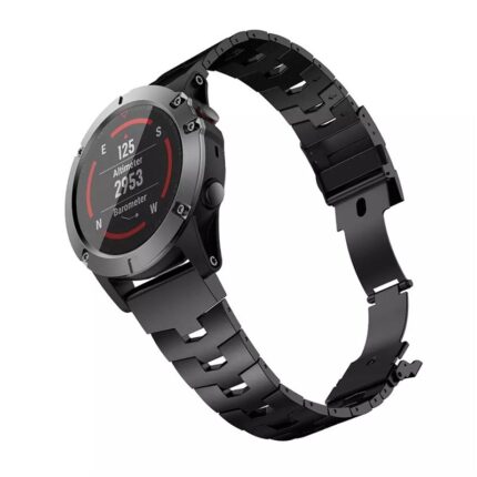 Για Amazfit Falcon 22mm Titanium Alloy Watch Band(Black) 