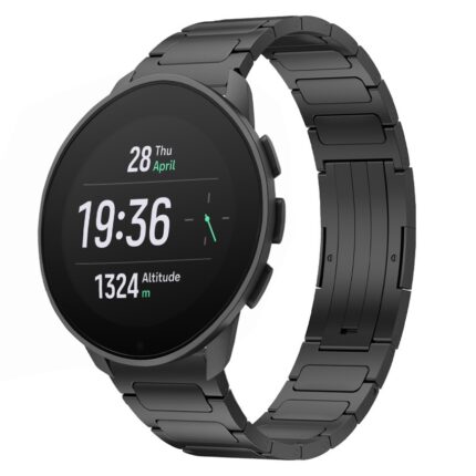 Για SUUNTO 9 Peak Pro 22mm I-Shaped Titanium Alloy Watch Band(Black) 