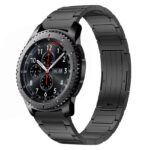 Για Samsung Gear S3 Frontier 22mm I-Shaped Titanium Alloy Watch Band(Black) 