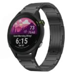 Για Garmin Forerunner 255 Music 22mm I-Shaped Titanium Alloy Watch Band(Black) 