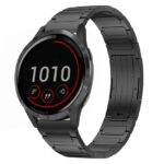 Για Garmin Vivoactive 4 22mm I-Shaped Titanium Alloy Watch Band(Black) 