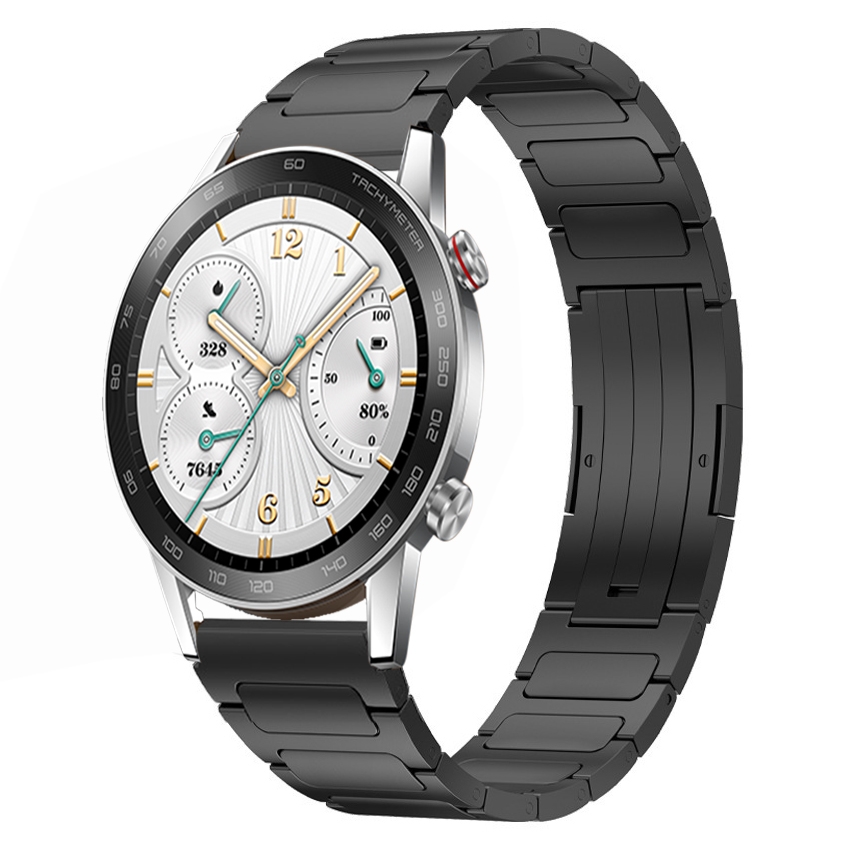 SYA002348013A Για Honor Watch GS 3i 22mm I-Shaped Titanium Alloy Watch Band(Black) - Image 1