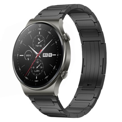 Για Huawei GT2 Pro 22mm I-Shaped Titanium Alloy Watch Band(Black) 