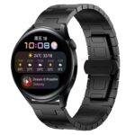Για Huawei Watch 3 Titanium Alloy 22mm Metal Watch Band(Black) 
