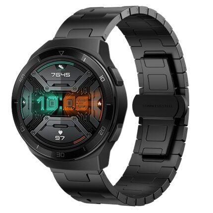 Για Huawei Watch GT 2e Titanium Alloy 22mm Metal Watch Band(Black) 