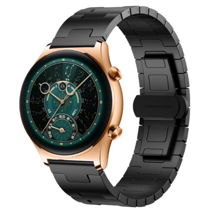 Για Honor Watch GS 4 Titanium Alloy 22mm Metal Watch Band(Black) 
