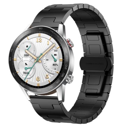 Για Honor Watch GS 3i Titanium Alloy 22mm Metal Watch Band(Black) 