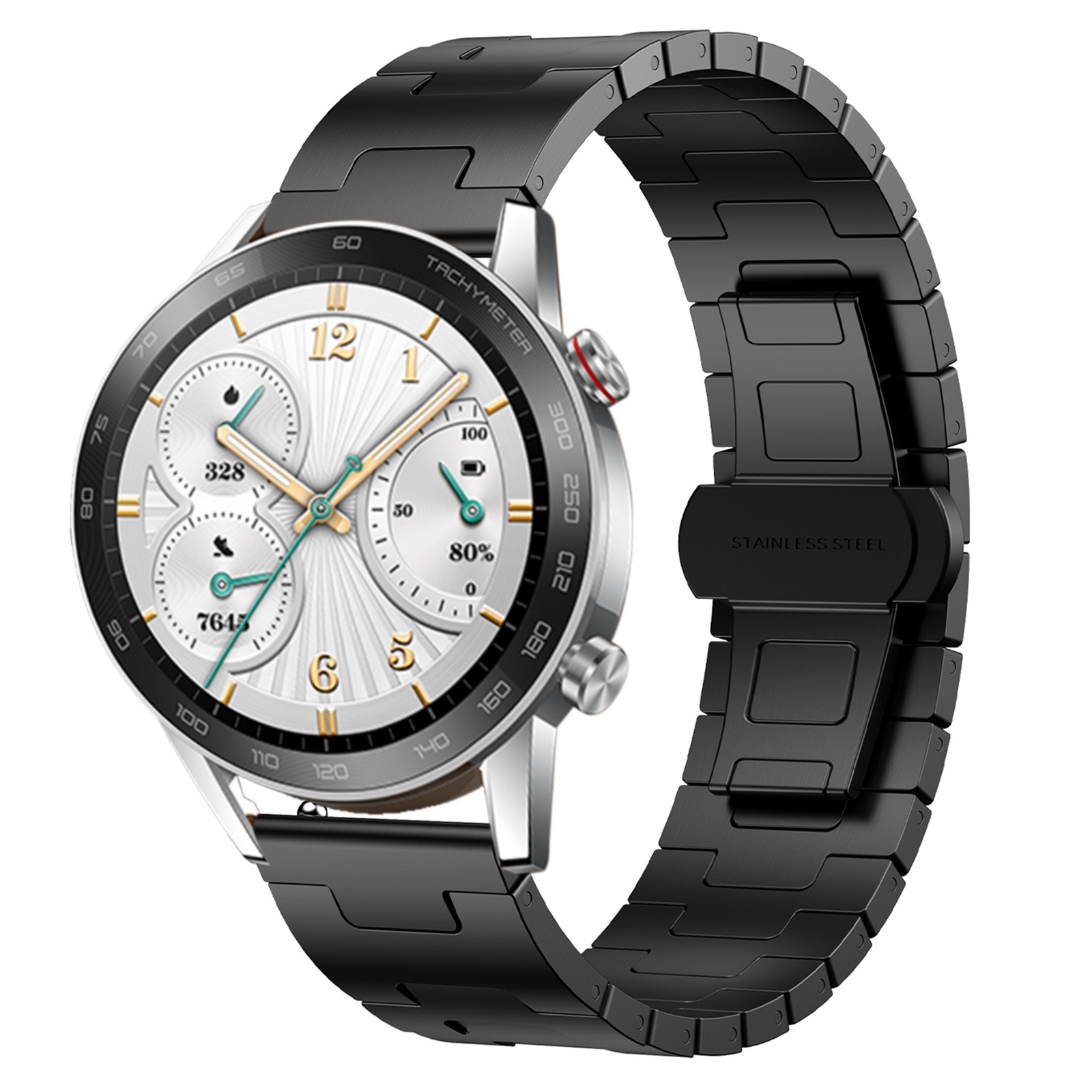 SYA002715803A Για Honor Watch GS 3i Titanium Alloy 22mm Metal Watch Band(Black) - Image 1