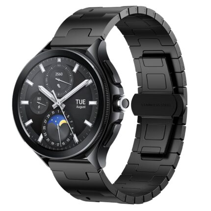 Για Xiaomi Watch 2 Pro Titanium Alloy 22mm Metal Watch Band(Black) 