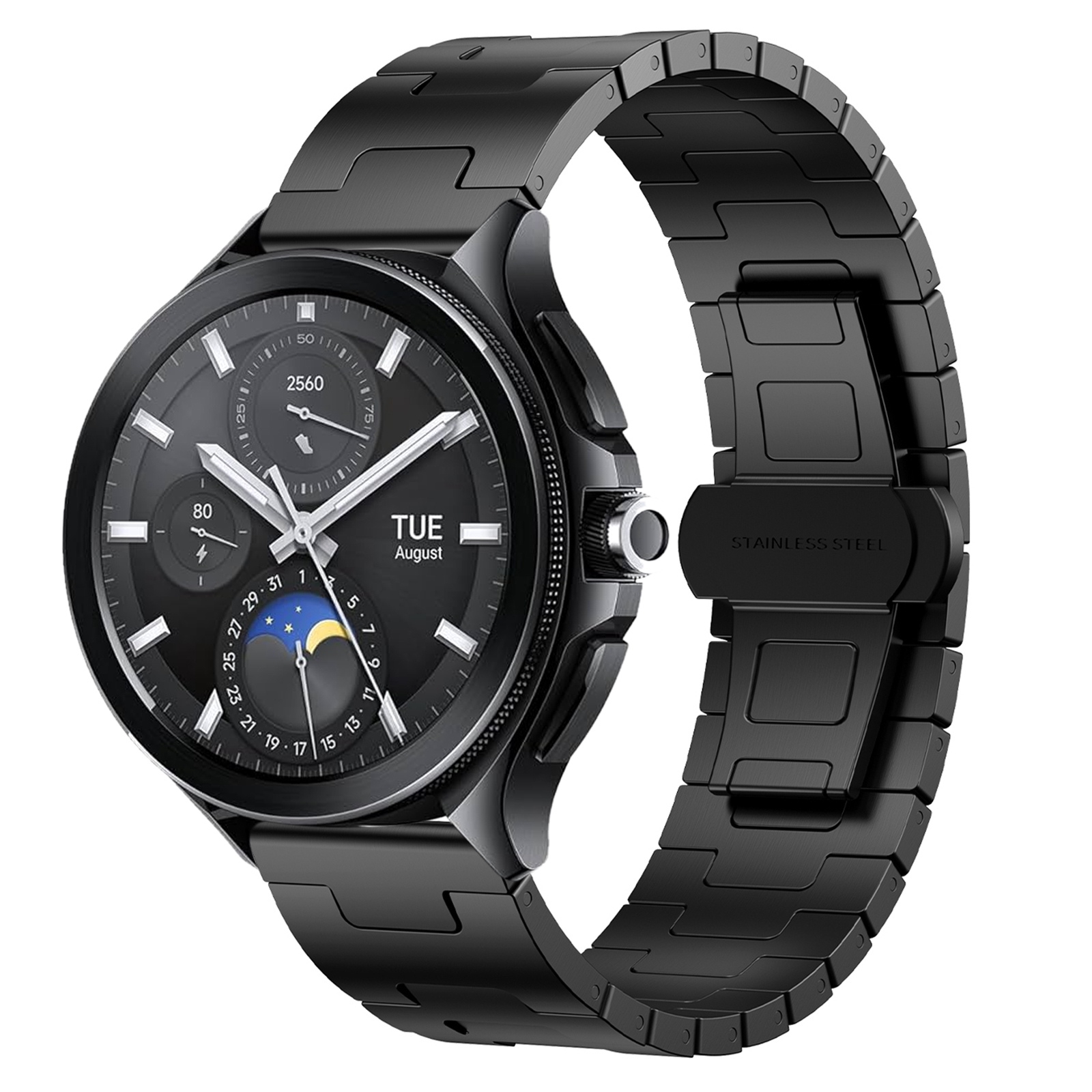 SYA002715903A Για Xiaomi Watch 2 Pro Titanium Alloy 22mm Metal Watch Band(Black) - Image 1