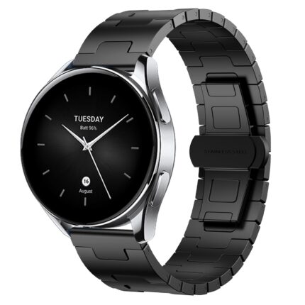 Για Xiaomi Watch S2 Titanium Alloy 22mm Metal Watch Band(Black) 