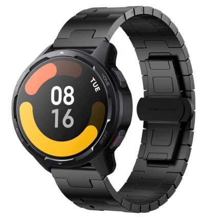 Για Xiaomi Watch S1 Active Titanium Alloy 22mm Metal Watch Band(Black) 