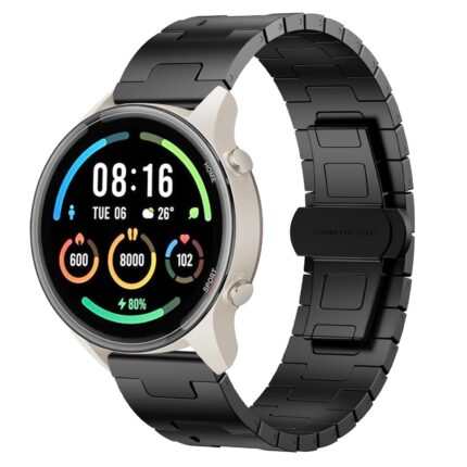 Για Xiaomi Watch Sport Titanium Alloy 22mm Metal Watch Band(Black) 