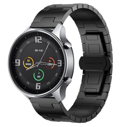 Για Xiaomi Watch Color Titanium Alloy 22mm Metal Watch Band(Black) 