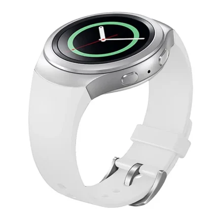 Για Samsung Gear S2 Sport / Gear S2 Watch Ζάντα ρολογιού μονόχρωμη σιλικόνη (Λευκό)