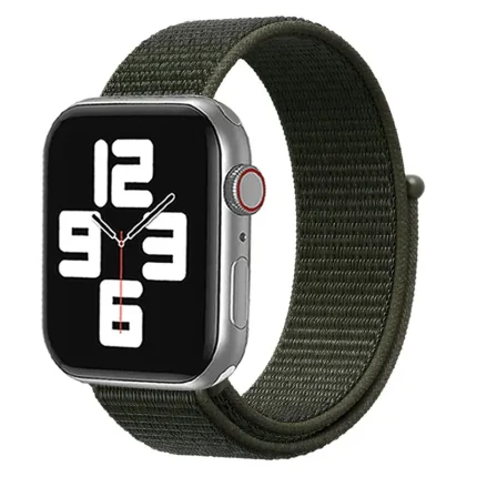 Simple Fashion Nylon Watch Band για Apple Watch Series 8&7 41mm / SE 2&6&SE&5&4 40mm / 3&2&1 38mm, with Magic Stick (Army Green)